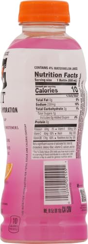 Gatorade Fit Citrus Berry Electrolyte Beverage 16.9 Fl Oz Bottles 12 Pack