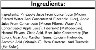 Whole Fruit Orange Pineapple and Cherry Swirl Premium Juice Cup 4 Ounce -- 96 per case.
