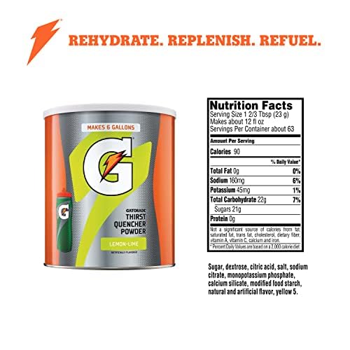 Gatorade Thirst Quencher Powder Lemon-Lime 51oz Powder (Pack of 3)
