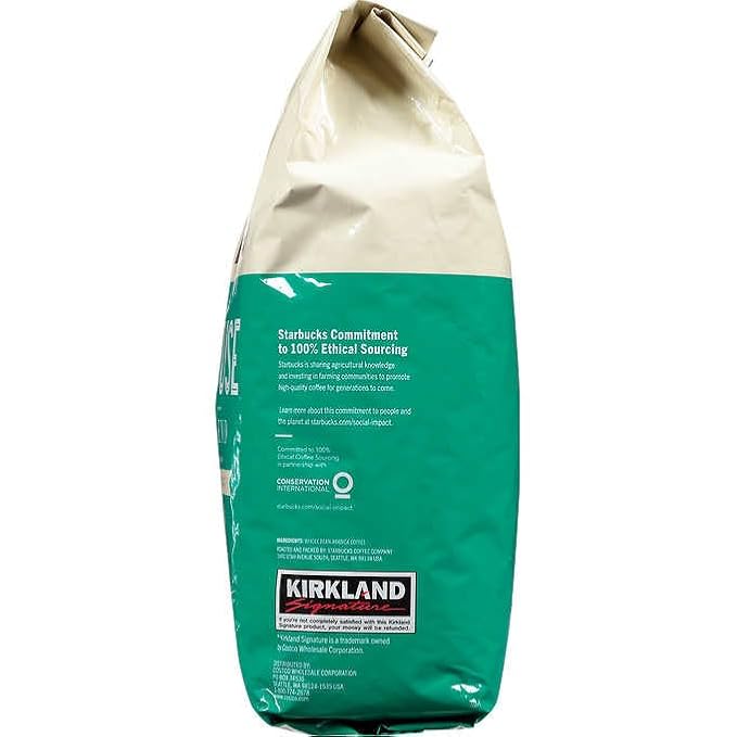 Signature's Kirkland Starbucks Bean Coffee Medium Roast House Blend 32 Ounce
