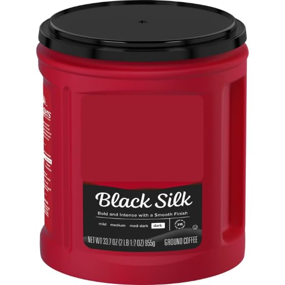 Black Silk Dark Roast Ground Coffee33.7 oz 1 Pack