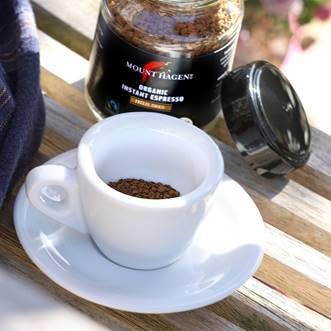 Mount Hagen Instant Espresso Coffee 6 Pack Eco-friendly Organic Espresso Coffee Made From Medium Roast Arabica Beans Freeze Dried Instant Coffee Fair-Trade Kosher [6x1.76oz/50g Jar]