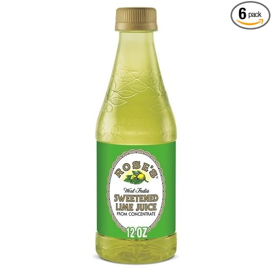 Rose's Sweetened Lime Juice from Concentrate Kosher 12 Fluid Ounces (Pack Of 6)