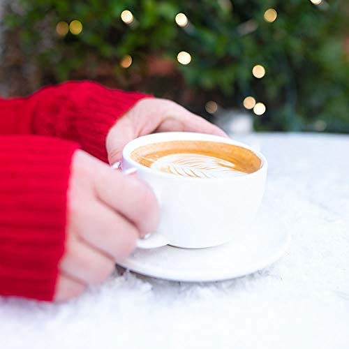 Barnie's Santa's White Christmas and English Salted Toffee Ground Coffee Medium Roasted Arabica Coffee 12 oz Bag (Pack of 4)