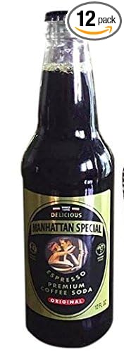 Manhattan Special Espresso Soda From Brooklyn 10-Ounce Glass Bottles (Pack of 12)