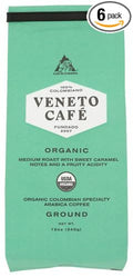 Veneto Cafe Coffee Ground Sweet Carame Medium Roast 12 oz (Pack of 6)