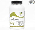 Melatonin 3mg ~ 200 Capsules - No Additives ~ Naturetition Supplements