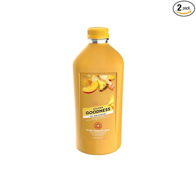 Golden Goodnes Juice Smoothie Farms 52 oz. (Pack of 2)
