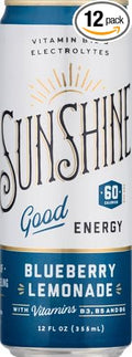 Sunshine Beverages LLC Good Energy Drink Blueberry Lemonade 12 Fl Oz