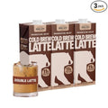 Wandering Bear Double Latte Organic Cold Brew Coffee — 32 fl oz 3 pack - Creamy High-Protein Cold Brew Latte 11 g Protein Only 100 Calories 5 g Sugar Double Shot Strength (Shelf-Stable)