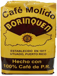 Puerto Rican Variety Pack Ground Coffee - 4 Local Favorites in 8 Ounce Bags (Borinquen Rico Yaucono and Crema) Includes Two Envelopes Of Sason Accent Seasoning