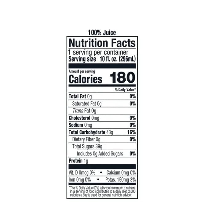 %100 Organic Apple Juice 10 Fl Oz (Pack of 12)