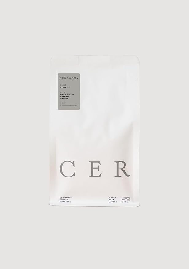 Ceremony Coffee Roasters - House Coffees Roast Variety Pack - Specialty Ground Coffee Antithesis Synthesis &amp Thesis Blends- 3 x 12oz bags (French Press - Coarse Grind)