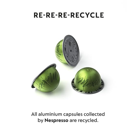 Nespresso Capsules Vertuo Double Espresso Dolce 30-Count Espresso Pods Brews 2.7 oz.