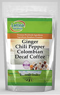 Ginger Chili Pepper Colombian Decaf Coffee (Gourmet Naturally Flavored Whole Coffee Beans) (8 oz ZIN: 570434)