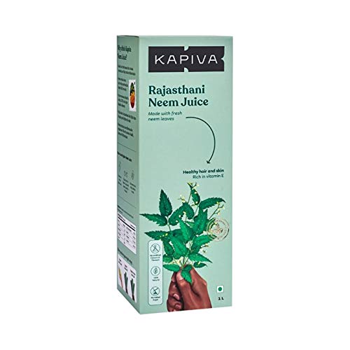 Rajasthani Neem Juice | Natural Juice Made from Fresh Neem Leaves | Healthy Hair &amp Skin | No Added Sugar 1L