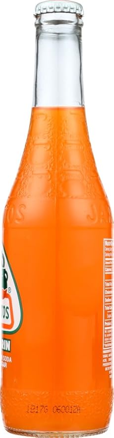 Jarritos Mexican Soda 12.5 Oz Glass Bottle (Pack of 4) (Mandarin (Mandarina)) by Jarritos