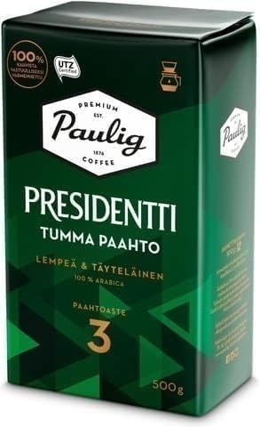 Paulig Coffee 4 packs 2kg 70oz Many kind set Fine Grind - Premium Filter Blend Ground Coffee - Bag Finnish Coffee - SOPOSOPO Box - Juhla Mokka