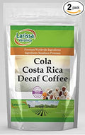 Cola Costa Rica Decaf Coffee (Gourmet Naturally Flavored Whole Coffee Beans) (4 oz ZIN: 550268) - 2 Pack