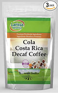 Cola Costa Rica Decaf Coffee (Gourmet Naturally Flavored Whole Coffee Beans) (4 oz ZIN: 550268) - 3 Pack