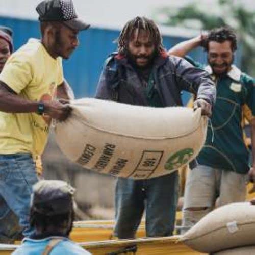Papua New Guinea Single Origin Arabica Coffee Medium Roast Whole Bean 2lbs 1-Pack