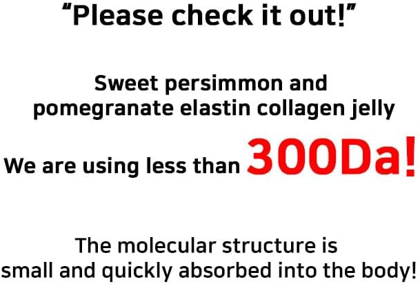 Sweet Persimmon&ampPomegranate Elastin Collagen Jelly Collagen Jelly Stick 20g * 15 Stick