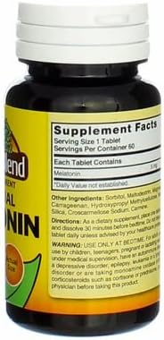 Nature's Blend Melatonin 5 mg - 60 Tablets Pack of 5