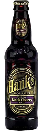 [Pack of 12][4 Flavor] Hank's Gourmet Sodas Variety Pack (Root Beer Orange Cream Vanilla Cream Wishniak Black Cherry) - 12 Fl Oz