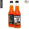 Jones Soda 12 ounce Glass Bottles (Orange &amp Cream Soda 12 Bottles)