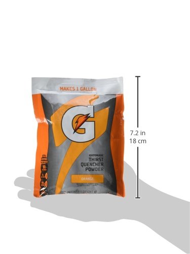 Gatorade Thirst Quencher Powder Makes 1 Gallon/Pouch 40 Count Orange 372.8 Oz