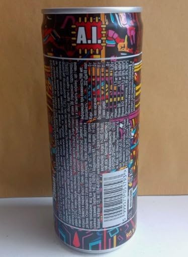 HELL A.I. Energy Drink | 32 mg/100 ml Caffeine | Vitamins B3 B5 B6 B12 | No Preservatives | Environmentally Friendly Packaging | 24 x 250ml | Compatible with HELL Energy