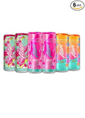 Alani Energy Pink Slush Twisted Cherry &amp Orange Kiss Variety Pack (Pack of 6) | Sugar-Free Low-Calorie 200mg Caffeine Energy Boost Drink 12 fl oz