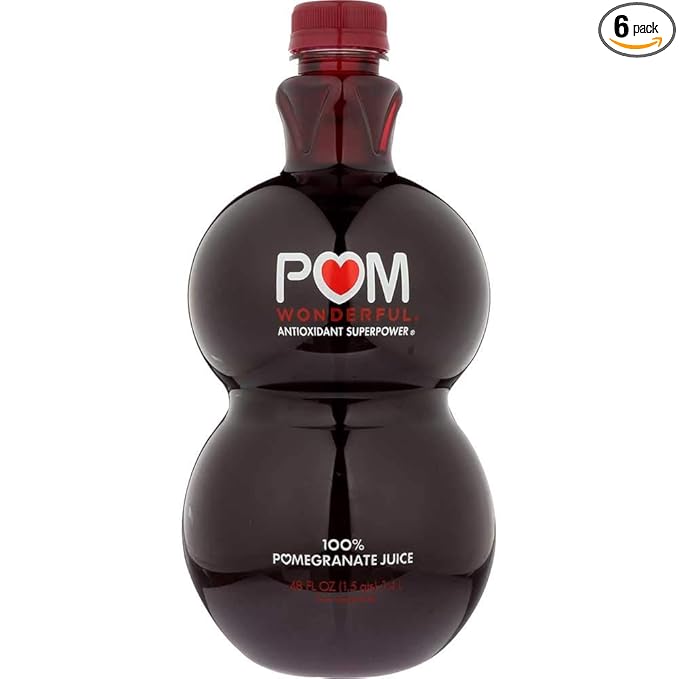 Pom Wonderful 100 Percent Pomegranate Juice 48 Ounce -- 6 per case.