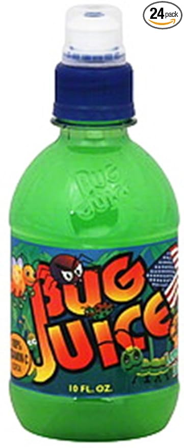 Bug Juice Lemony Lime 10 Fl Oz (Pack of 24)