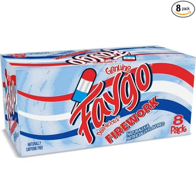 Faygoo Firework 24 cans 12 oz cans soda pop soft drink