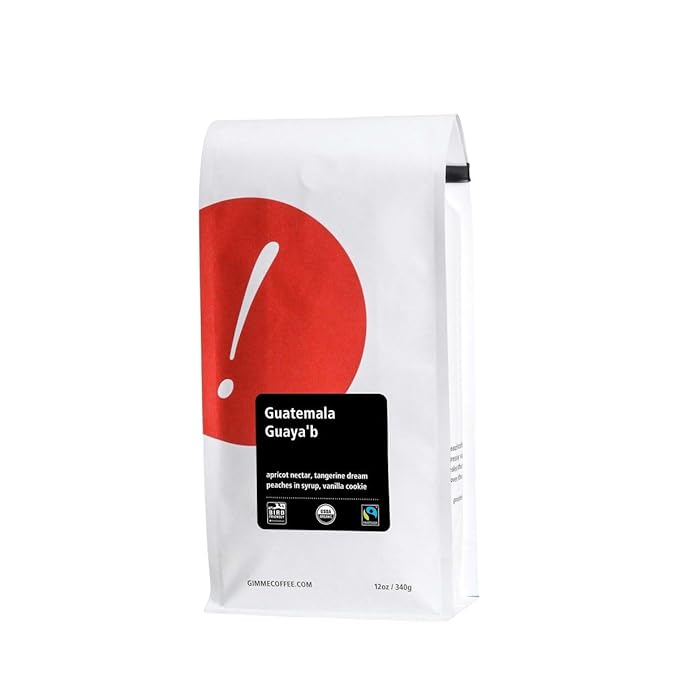 Guatemala Guaya'b - Certified Fairtrade Organic Smithsonian Bird Friendly - Roasted by Gimme! Coffee - Whole Bean Coffee - 2 Pound Bag