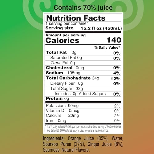 Nourish Kings All-Natural Juice with Sea Moss Variety Pack 15.2 oz