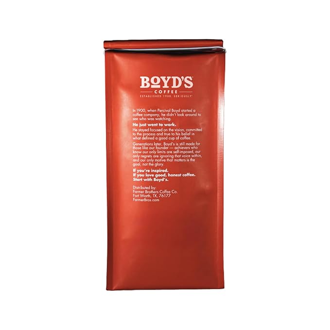 Boyd's Coffee– Original Roast Coffee – Ground Medium Roast - Blended from 100% Arabica – Rich &amp Full-Flavored – 12 Oz.