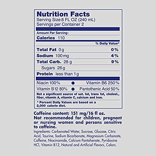 Amp Energy Drink Original and Red Bull Energy Drink Original Combo Pack 16fl.oz. (Pack of 8)