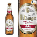 Bitburger Drive 0.00% Non-Alcoholic Beer - 11.2 Fl Oz Germany Imported - 11.2 Fl Oz (Pack of 6)