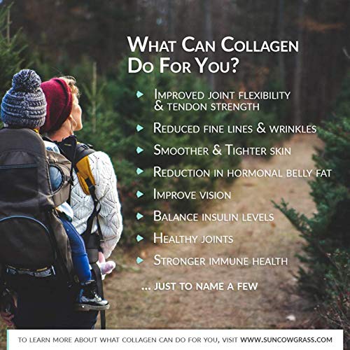 Wild Alaskan Salmon Bone Broth Collagen Powder 1KG(2.2lbs) Pure Protein Non-Gelling Type - Unflavored No Taste.