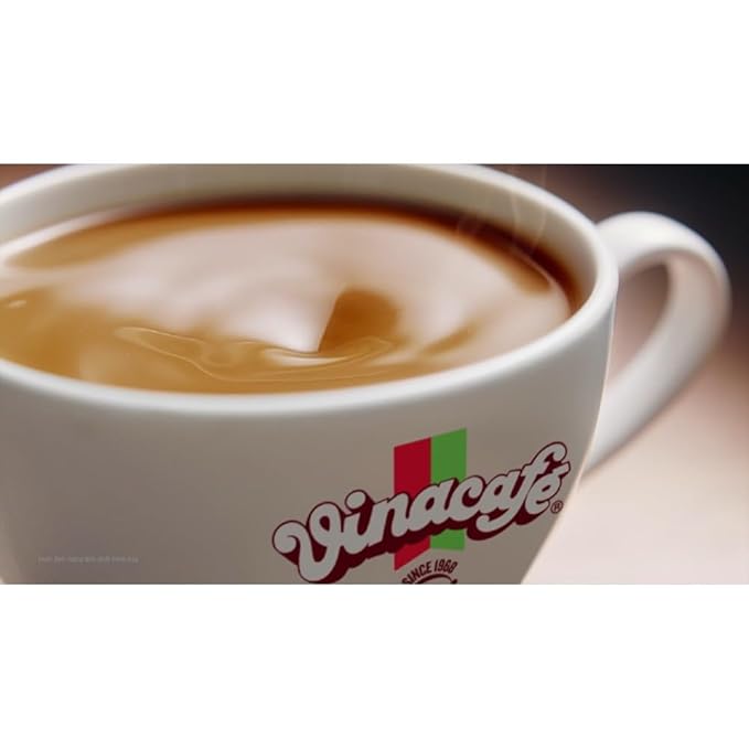 Vinacafe Premium 3 in 1 Instant Coffee Mix New &amp Improved Version Unique Blend of Both Arabica &amp Robusta Coffee Beans 72 Count Packets (3 Bags)