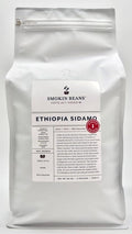 Smokin Beans 5-Pound Ethiopia Sidamo Freshly Roasted Coffee Natural Processing Medium Roast Premium Whole Bean Specialty Coffee