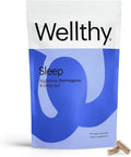 Wellthy Night Time Thermogenic - Vitamin B6 Ashwagandha &amp Melatonin - Nighttime Thermogenic for Women - Belly Thermogenic - Natural Weight Loss Supplements for Women 60ct