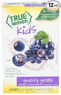 T.rue Citrus Grape Water Mix for Kids 1.23 oz (Pack of 12)