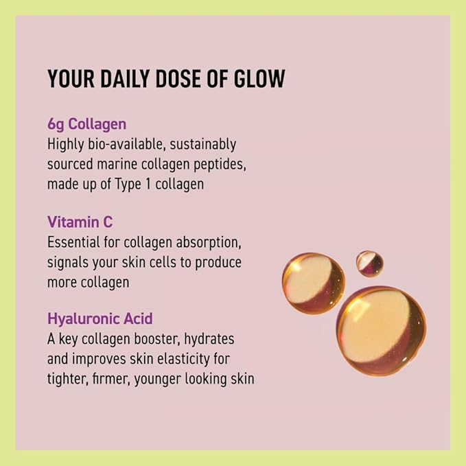 Bioavailable Liquid Marine Collagen Peptides Drink- Hyaluronic Acid &amp VIT C - Reduces Wrinkles - Thick Hair Lashes Brows Nails - No Gluten Dairy Nut Soy - Unflavored Sweet 16.9 oz
