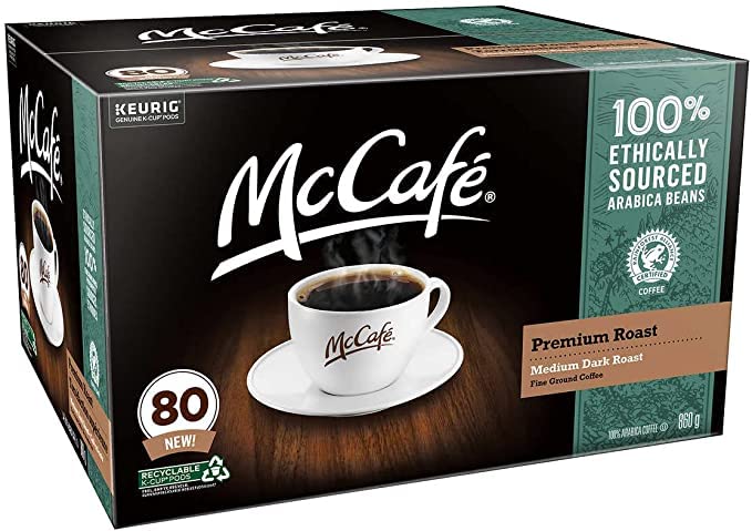 McCafe Premium Roast Coffee Pods 80 Count {Imported From Canada}