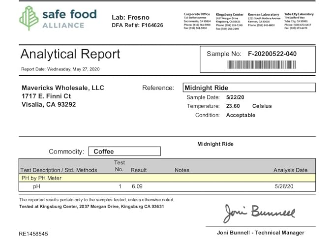 Midnight Ride Blend | 90% Less Acid | Low Acid Coffee 100% Organic ingredients| Bold Roast - - Whole Bean 1lb