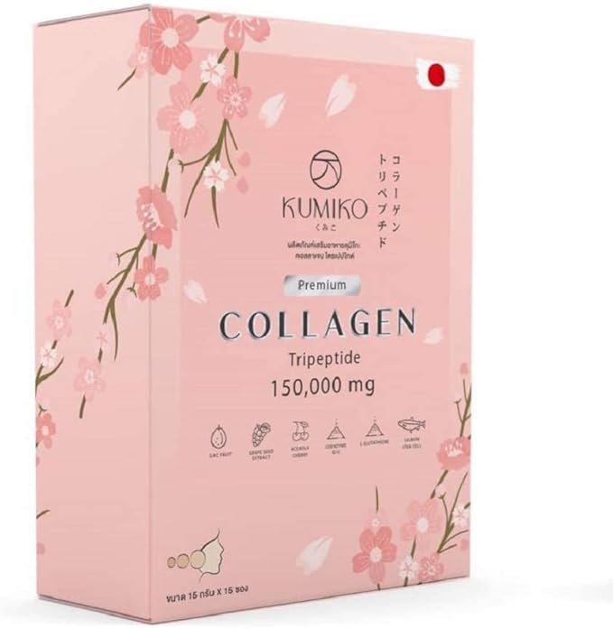 Kumiko Collagen Salmon Stem Cell 150000mg 15 Sachets