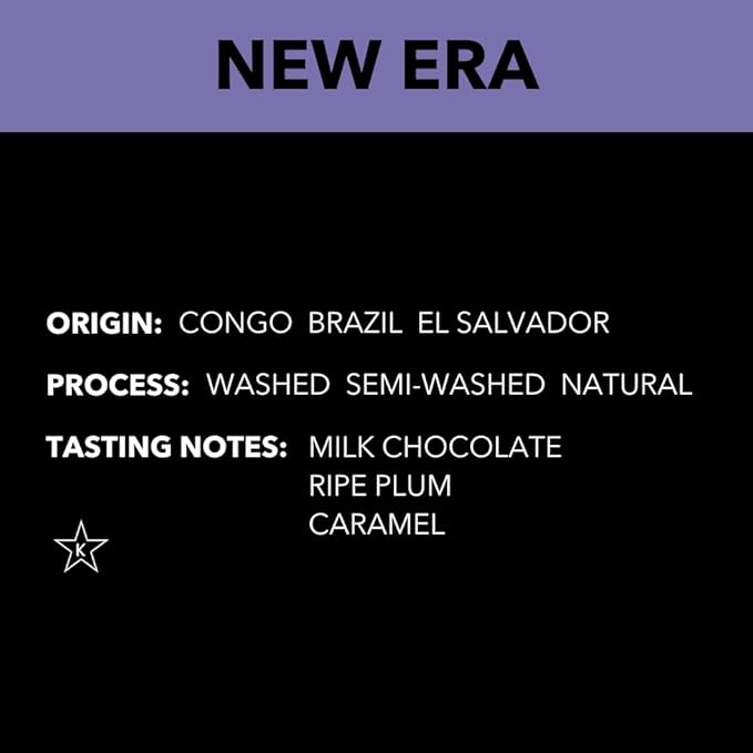 Coalition Coffee Roasters New Era Espresso Medium Roast Coffee - Premium Coffee Grounds - Fresh Roasted Finely Ground Espresso (Pack of 2 12 oz)